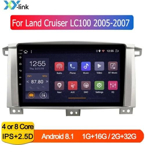 10 inch Car GPS Navigation system for Toyota Land cruiser 100 GX LC 100 multimedia player radio android aduio accessories 1 din