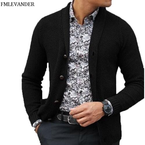 Ropa De Hombre Autumn Winter 2019 Men' s Outwear Fashion Cardigan Men Sweater Overcoat