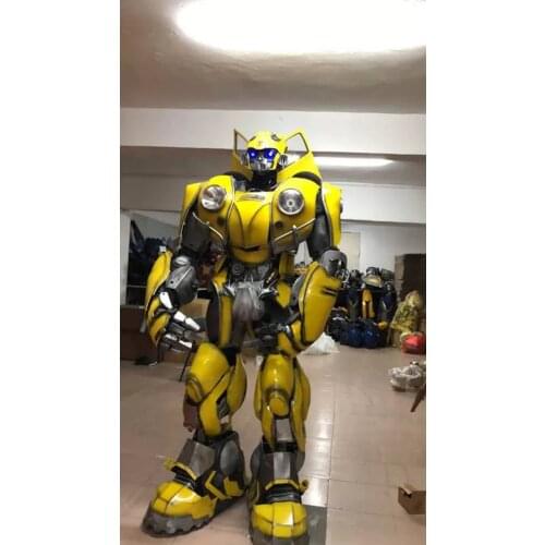 Stage show event party Trans@formers Cosplay armors with led lights Voice changer Wearable Bumblebee Beetle Armor costume