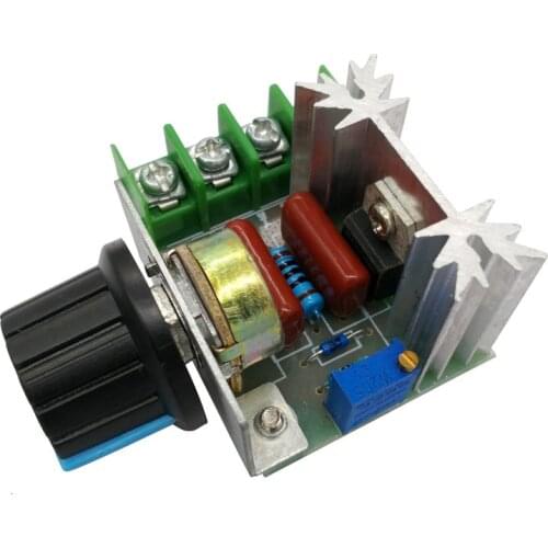 AC 50-220V 25A 2000W Motor Controller SCR High-power Electronic Voltage Regulator Module Motor Speed Controller