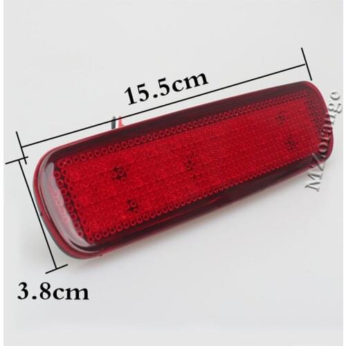 Car LED Rear Bumper Reflector Light For Toyota Land Cruiser 100/Cygnus LX470 1991-2007 Warning light Brake Lamp Tail Lantern