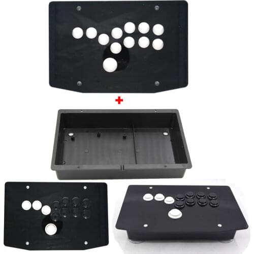 DIY Arcade Joystick All Button Fighting Game Controllers Hitbox Acrylic Panel and Case