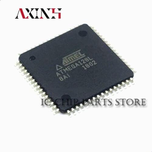 ATMEGA128L-8AI 10pcs/lot Free shipping ATMEGA128L QFP-64 new&original In Stock