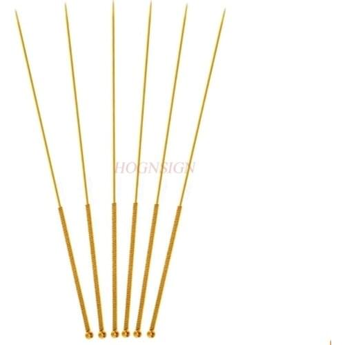 Acupuncture Needle Fully Gold-plated Acupunctures Dry Chinese Medicine Meridian Cone Moxibustion Knife Medical Care Tool Beauty