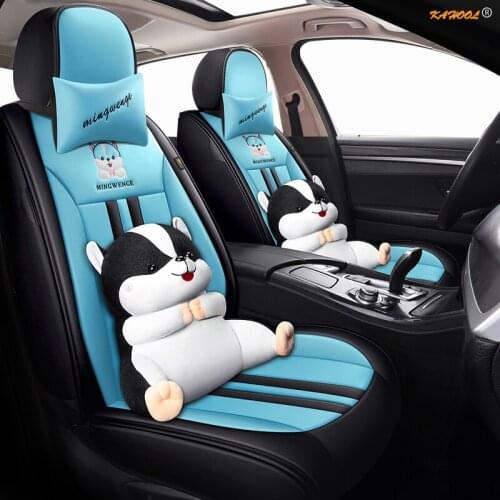 KAHOOL leather car seat covers For jaguar xf f pace f-pace xj xe f-type xk e-pace car protector seats