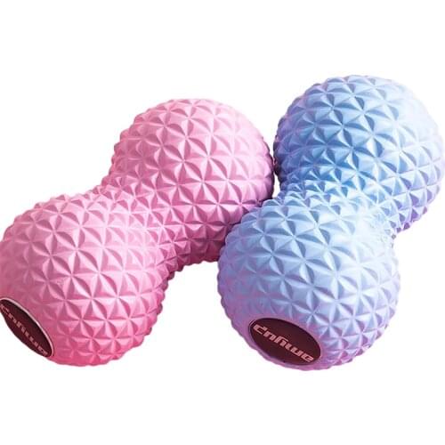 EVA Peanut Massage Ball Double Hockey Massage Ball Lightweight Fitness Body Fascia Sports Massage Tool Pain Relief Yoga Ball