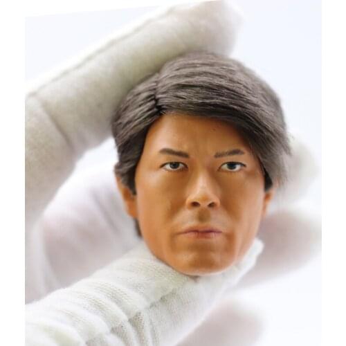 1/6 Scale Hong kong Star Louis Koo Head Sculpt Tin Lok head For 12" Action Figure Collectible DIY