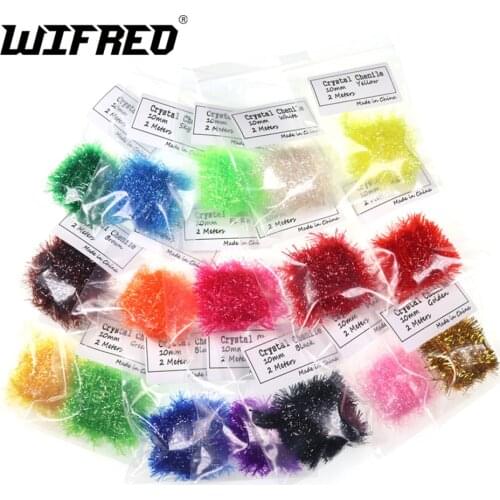 5pc 10mm Fly Tying Crystal Flash Chenile Hackle Flasher for Streamer Egg Salmon Trout Fly Marabou Crappie Jig Fly Tying Material