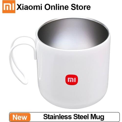 Xiaomi Stainless Steel Mug Reusable Tea Iced Coffe Cup Hot Cold Dual-use for Home Travel Simple Fashion Water Cup