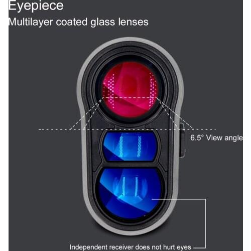 Newly Rechargeable Telescope Rangefinder Outdoor Handheld Multifunctional Golf Telescope with Height & Angle Measurement