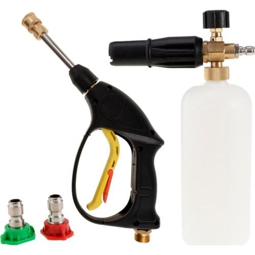 Car Cleaning Foam Lance Soap Bottle Jet Spray Pressure Washer Sprayer