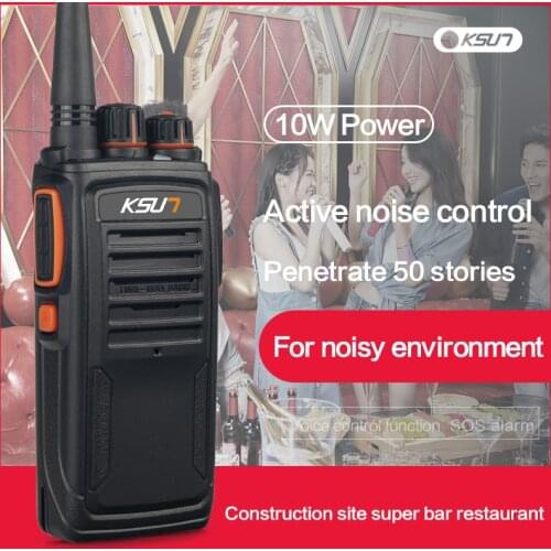 KSUN X-33TFSI Walkie Talkie Intelligent Noise reduction 10 KM Long Range 8W Powerful Two Way CB Radio Professinal Woki Toki