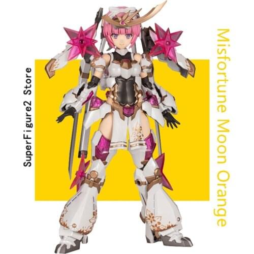 Pre-sale K o t obukiya FG093 FRAME GIRL Mecha Girl Mecha Girl Samurai Misfortune-Moon-Orange Flower Model Assembly model