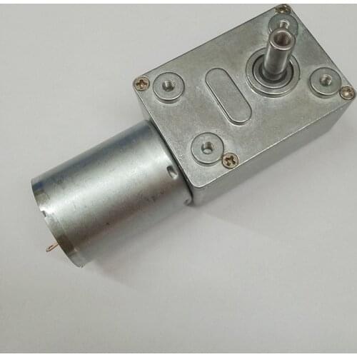 JGY370 24v DC gear motor Worm Reversible Turbo Geared 12V low speed 1RPM - 210RPM Mini Electric Gearbox Reducer