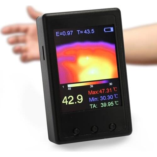 Handheld Thermograph Camera Infrared Temperature Sensors Digital Infrared High precisions Thermal Imager 2.4 Inch Display Screen
