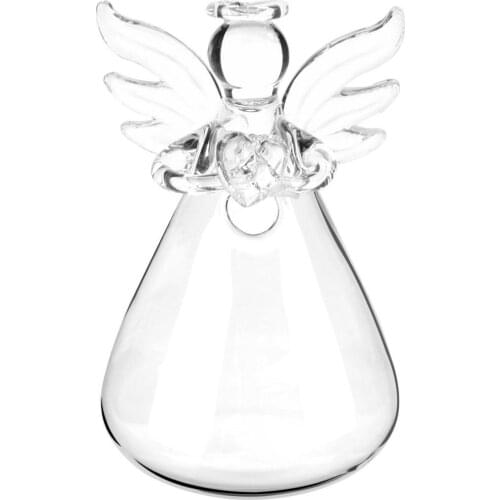 Glass Flower Vase Hydroponic Plants Vase Bottl Container Home Decor Angel for Wedding Party Accessories