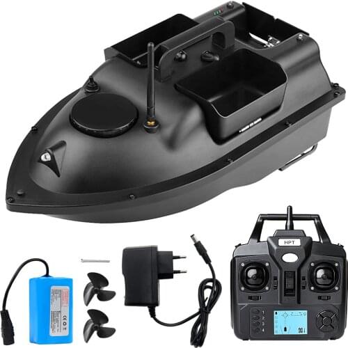 V18 RC Fishing Bait Boat GPS Positioning Automatic Return Three Warehouse Dual-Engine Remote Control Boat Fishing Tools 12000MAH