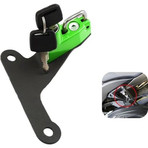 Motorcycle Helmet Lock Anti-Theft For Kawasaki ZX-10R 2016-2017
