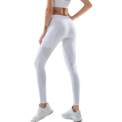 Women Yoga Pants High Waist Seamless Leggings for Fitness Running trousers Push Up Gym Clothing Pants with pockets