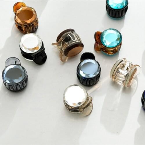 1PC Women Retro Vintage Crystal Rhinestone Mini Crown Hairpins Hair Claws Hair Clips Barrettes Hair Accessories