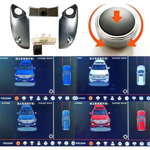 2021 new 3DHD360 panoramic view image birds-eye view system for Land Cruiser Prado car model special car shell