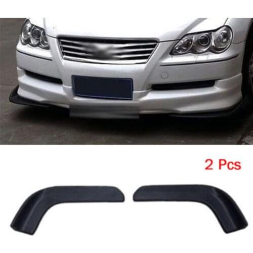 2X Car Bumper Spoiler Twist AntiScratch Splitter Diffuser SUV ABS Front Useful