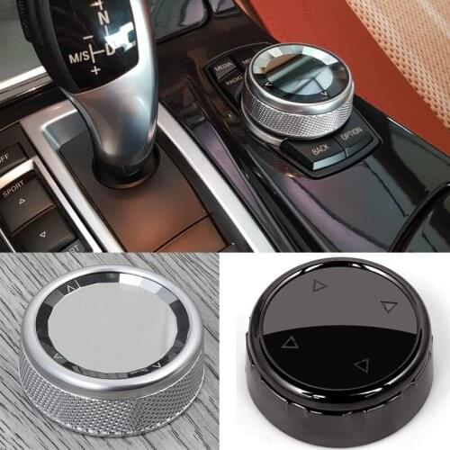 Car Multimedia Button Knob Cover for BMW X1 X4 X5 X6 1 2 3 5 Series F10 F18 F20 F21 F30 F35 F32 F33 F22 F23 F15 F85 F16 F48 F46