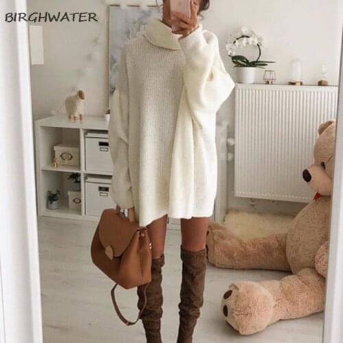 Модные вязаные платья BIRGHWATER China At AliExpress