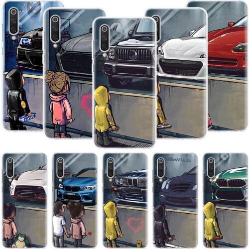 Boy See Sports Car Jdm Drift Phone Case For Xiaomi Mi Note 10 11 9 8 10T 9T CC9 A1 A2 A3 5X 6X Pocophone F1 X3 F2 Pro Lite Coque
