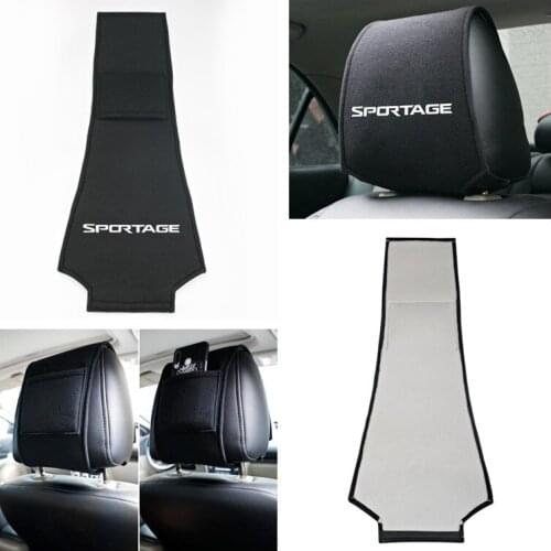 For Kia SPORTAGE 2017 2018 Hot car headrest cover Accessories Car Styling 1pcs