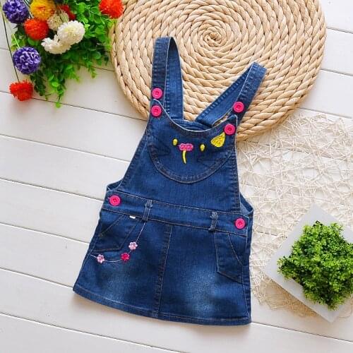 F Summer Baby Girl Jeans Skirts Children Kids Girls Denim Skirt Toddler Infant Jumper Skirt 1-3Y