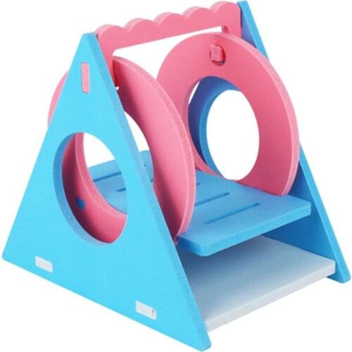 Hamster Swing Toy Hamster Cage Swing Small Pet Cage Toy For Small Animals Rat Ferrets Chinchillas Hamster Guinea Pig Play