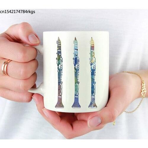 Clarinet Mug - Music Lover Coffee Mug - 11oz - Unique Clarinet Gifts