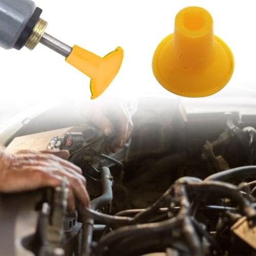 10pcs Valve Grinder Rubber Sucker Yellow For Car Motorcycle Electro-pneumatic Valve Grinding Cup Motorcycle Parts Accessories