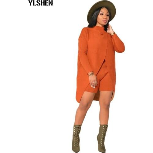 2 Piece Set Women African Clothes Autumn Winter 2020 Africa Clothing Plus Size Top Quality Cashmere Sweater Suit African Dresses