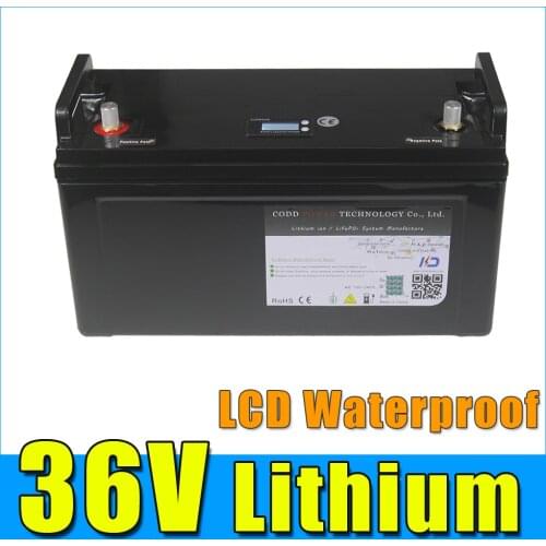 36V 100AH Lithium ion Battery 36V Solar Golf Car Forklift fork Rechargeable Battery