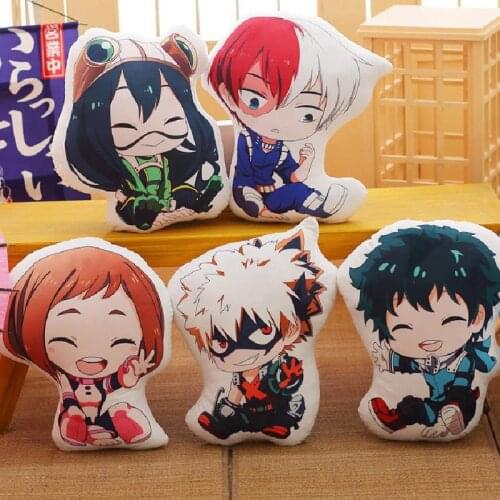 Cute Cartoon Animation Surrounding Plush Toys Two-dimensional Task Pillow Hero College Home Decoration Pillow Cushion Pillow