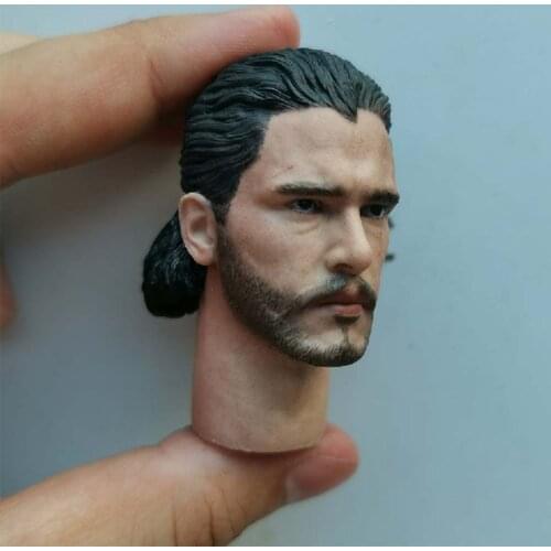 1/6 John Head Sculpt Version 2.0 Male Soldier Head Carving Model Fit 12'' Action Figure Body