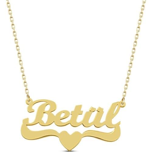 Sterling silver Heart Is Necklace DN127