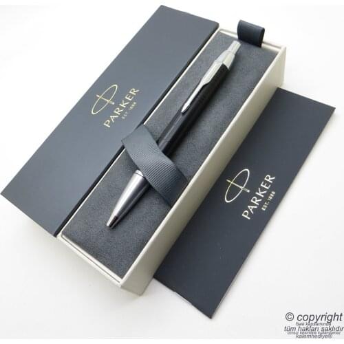 Parker Im Premium Matte Black Ballpoint Pen | Parker Pen | İsme Special Pen | Gift Pen
