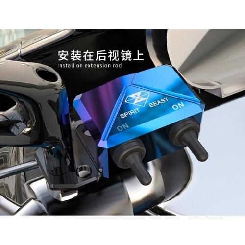 Motorcycle switch modified accessories electric car dangerous lights switch scooter double flash switch free shipping