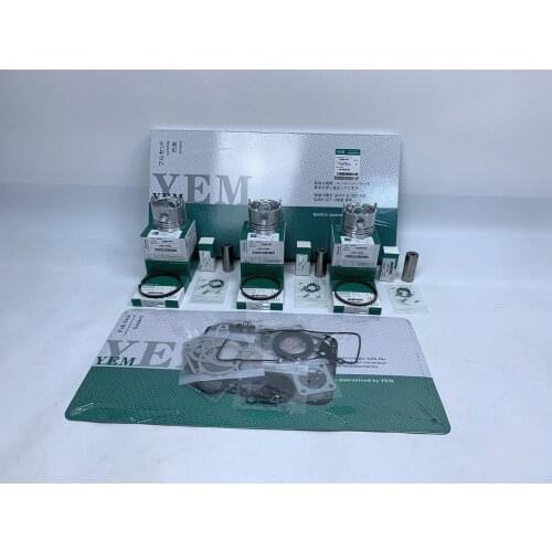 New Aftermaket Engine Part 3T75 Repair Kit With Head Gasket Set Cylinder Piston Rings For Yanmar