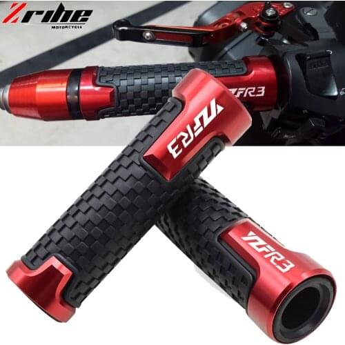 For Yamaha YZF R3 YZFR3 2014 2015 2016 2017 CNC Motorcycle handle grips racing handlebar grip For YAMAHA YZFR3 YZF-R3 YZF R3