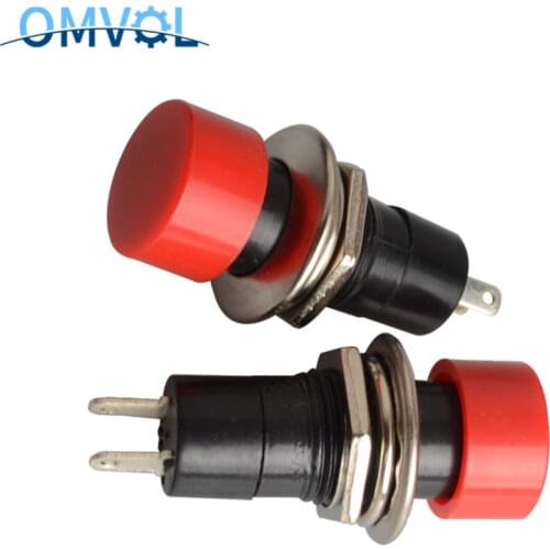Self-lock & momentary mini push button switch 12mm