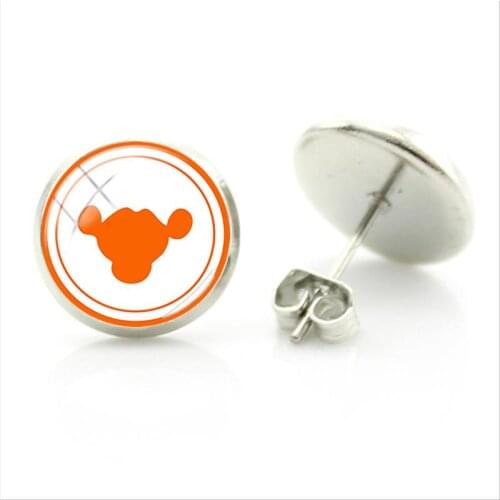 Disney Jumping Tiger And Its Friends Pendant Earrings Animation New Handmade Fashion Glass Gem Gift Jewelry Earrings