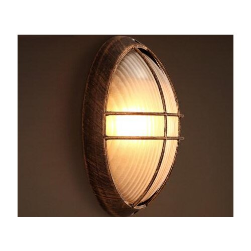 Loft Style Bedroom LED Wall Lamp Iron Glass Antique Wall Sconce Industrial Vintage Wall Light Fixtures For Bar Home Lighting