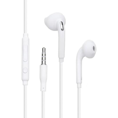 Round Hole Universal 3.5mm Wired In-Ear Headphones Earbud Headphones Suitable for Samsung Huawei Xiaomi Android Smartphones