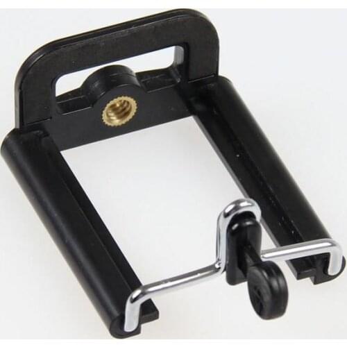 Universal Mobile Phone Clip Holder Mount Bracket Adapter for Smartphone Camera Cell Phone Tripod Stand Mount Adapter Monopod