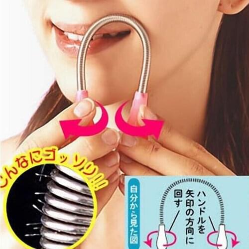 Face Hair Removal Device Pull Faces Delicate Micro Beauty Spring Female Epilator Depilation Shaving Hair Remover Epicare 2pcs