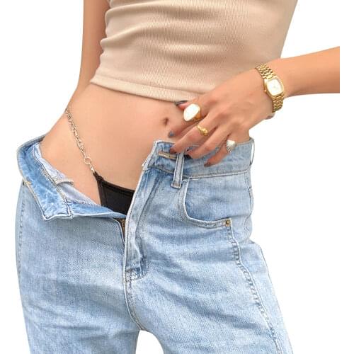 Women’s Sexy Chain Stitching Thong Fashion Solid Color High Waist Breathable Underwear